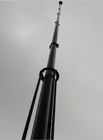 extendable antenna mast 6m 9m aluminum mast light weight telescoping pole  hand push or winch up