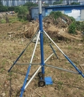 telescopic mast aluminum telescoping mast 6m 9m 12m 15m hand push up light weight max load 20kg