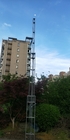 kafes qüllə 12m telescopic antenna tower steel tower light weight portable lattice tower 40ft high winch up
