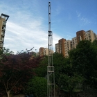 winch up 9m telescoping tower mast lattice tower steel tower light weight portable lattice tower 40ft high