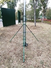New version telescopic mast 6m 9m aluminum mast light weight telescoping pole  hand push or winch up