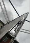 portable self support winch up 40 ft telescopic lattice tower aluminum lattice tower telescoping tower