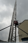 portable self support winch up 40 ft telescopic lattice tower aluminum lattice tower telescoping tower