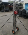 portable winch up 50ft telescopic lattice tower aluminum lattice tower guyed tower outdoor antenna tower