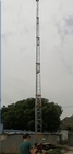 30ft portable telecom tower winch up lattice tower wire guyed  9m 6 sections portable