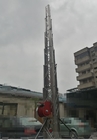 high voltage transmission self support aluminum tower 65ft 20m 10 sections telescopic aluminum light weight