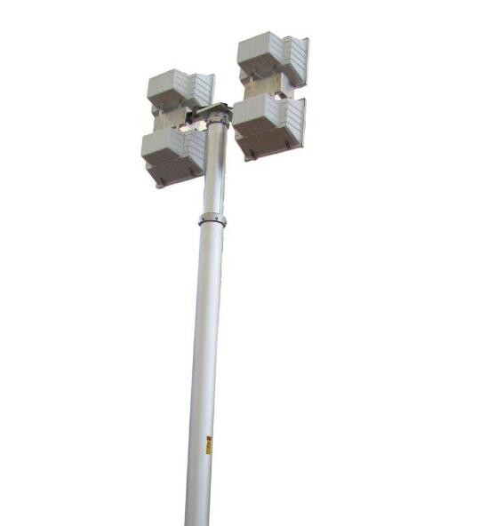 20ft telescoping aluminum mast portable light tower 6m sectional