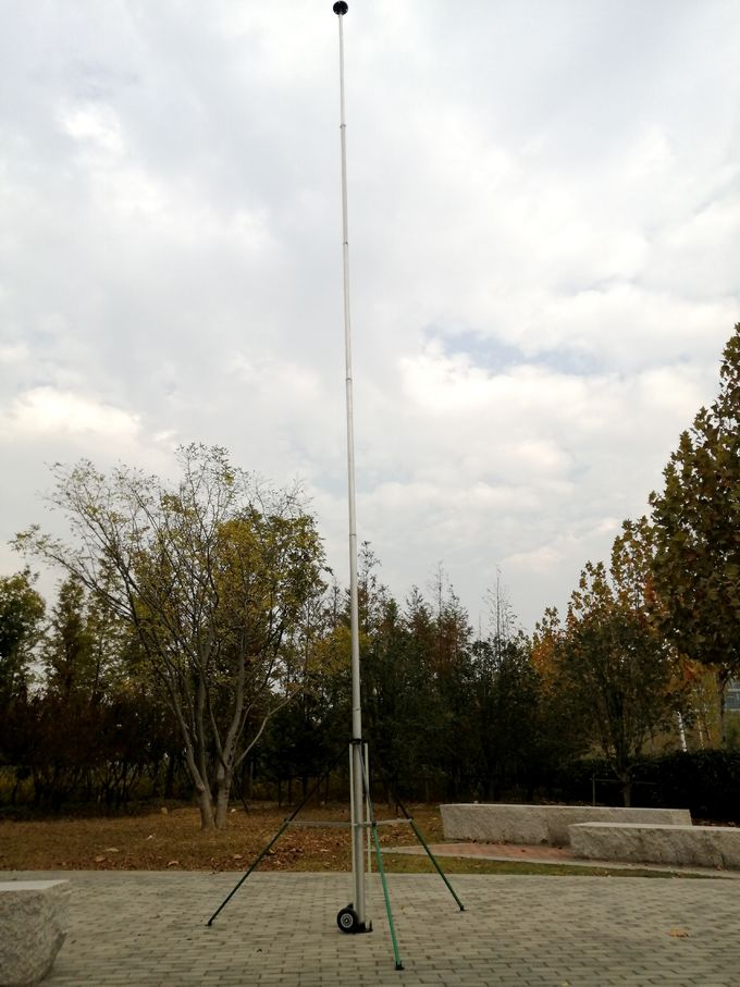 New Version portable 30ft antenna telescopic mast aluminum mast hand