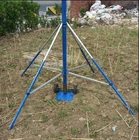 mast and pole stand 1.2--2m adjustable legs 6063 alu alloy tube aluminium tripod 3 and 4 legs