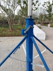 telescopic mast portable wifi tower crank up mast light pole 6-9 meters antenna tower hand push up