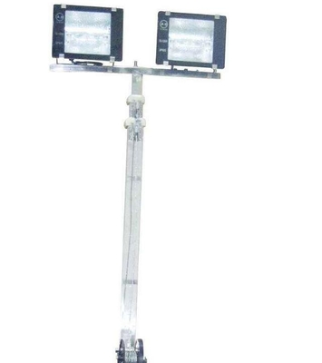 portable light tower 6m high 20ft telescopic mast pole light 200W*4 LED light outdoor light tower