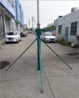 6m portable light tower winch up telescopic mast lighting tower-ground mounting tripod LED lamp head