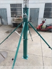 7m portable light tower winch up telescopic mast lighting tower with tripod and trolley