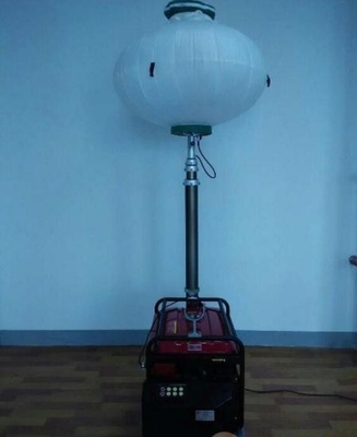 200W LED mobile light  balloon work light balloon lighting mast system torre de luz portátil 3--9m light pole