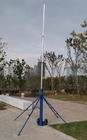6 sections endzone camera pole 6--18m telescopic antenna pole and lightweight antenna tower hand push-up aluminum tube