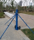 antenna mast  winch up 3--15m telescopic mast 4 legs tripod stand 15kg looad 2mm wall aluminum tube mast