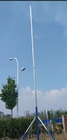 antenna mast 3--15m telescopic mast 4 legs tripod stand 10kg load aluminum mast hand push erected and winch up