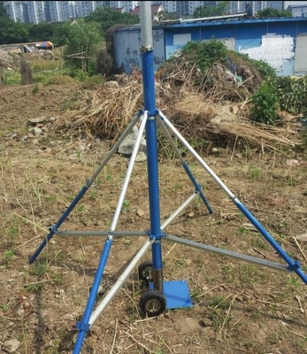 6--10m push-up mast  telescopic antenna mast and lightweight antenna mast with tripod stand