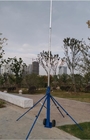 30’ telescopic pole endzone camera system hard 6063 2mm thickness tube video tower system remote pan tilt head 7.2V