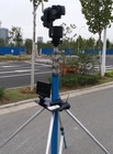 endzone camera system telescopic mast antenna mast 9m high with 10inch LCD screen portable 4 legs tripod