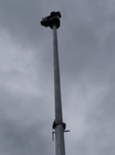 endzone kaamera endzone camera end zone videoing system aerial photography mast system 9m high with tripod 30ft high