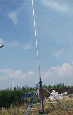 portable 40ft antenna telescopic mast push up 12m high light weight antenna mast telescoping mast