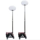 Telescopic Mast  Portable Light Tower LED lamp 2*300W Emergency kit portable lighting tower with tripod stand