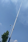 TV antenna mast 3--15m telescopic mast  aluminum sectional pole hand push erected and winch up