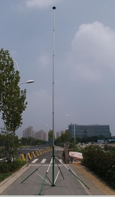 6--10m push-up mast  telescopic antenna mast and lightweight antenna mast with tripod stand