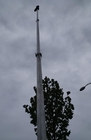 অ্যান্টেনা মাস্ট Push-up Telescopic Mast 3--18m  lightweight antenna mast  with tripod stand trolley base