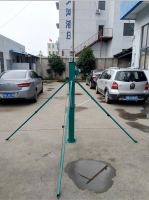 3/4 legs tripod trolley based heavy duty 2mm wall 6063 aluminum tube 6-18m telescopic mast