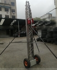 Self supporting antenna towers, 9m mobile telescopic masts, and 50ft  telescopic antenna mast winch up