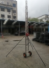 Self supporting antenna towers, 9m mobile telescopic masts, and 50ft  telescopic antenna mast winch up