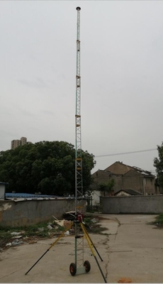 lattice steel towers steel winch up lattice tower 15m to 30m max load 200kg electric winch self support