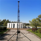 mast tower 30m 11 sections telescopic antenna tower lattice tower aluminum tower