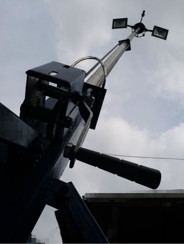 arblu tal-fotografija mill-ajru light weight 6m, 9m, 12m, w tripod wheel trolley customized color & logo