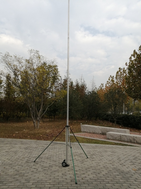 universal antenna mast push-up mast  telescopic antenna mast and lightweight antenna mast with tripod stand 6-10m