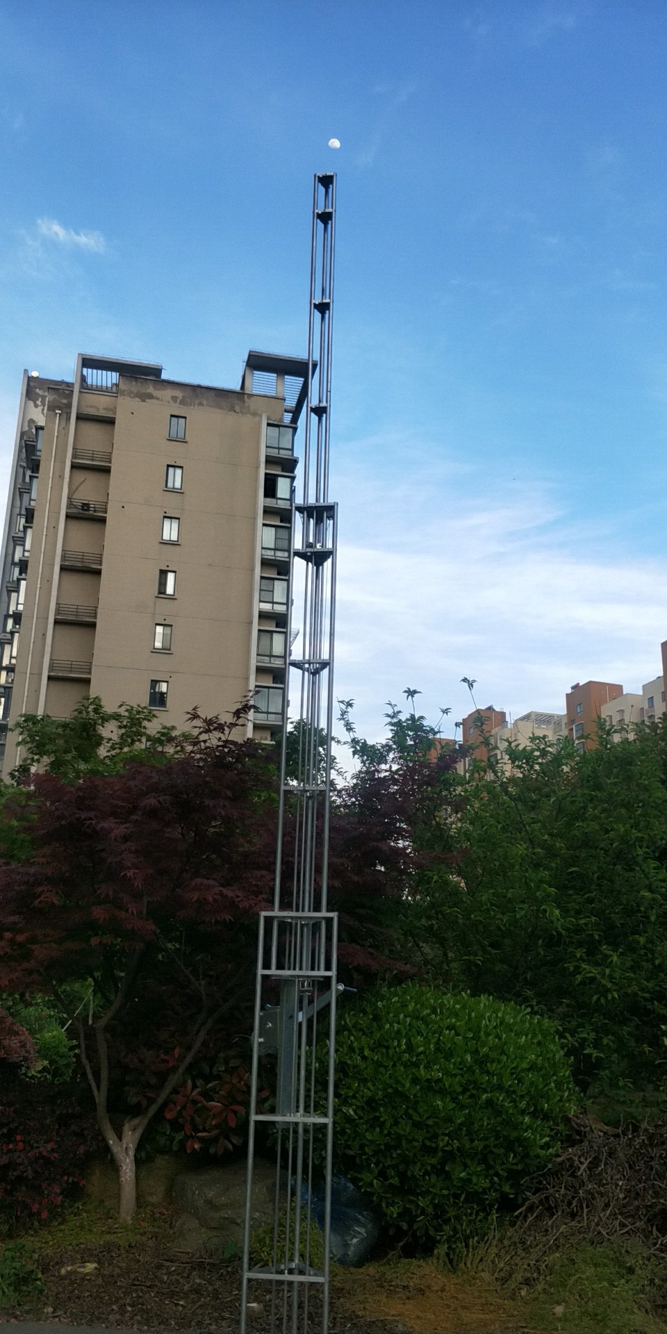 shtylla teleskopike aluminum tower 50ft 15m 8 sections telescopic